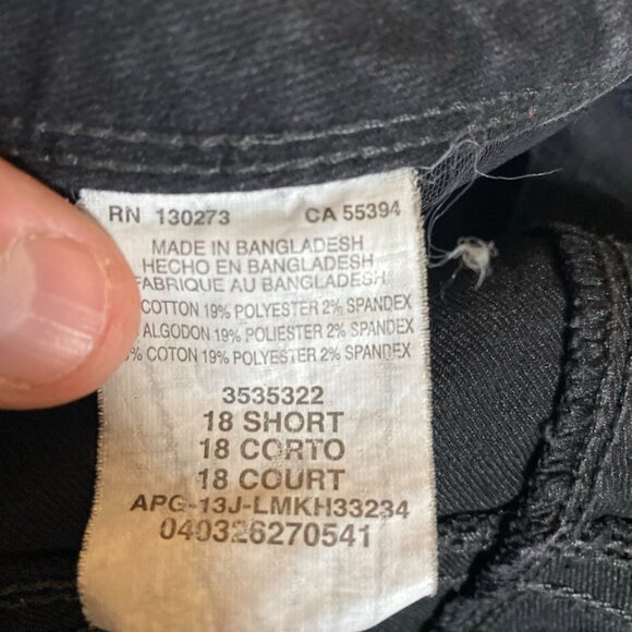 Lee Perfect Fit Just Below the Waist Jeans Women's 18S Black Cotton Blend - Picture 6 of 7